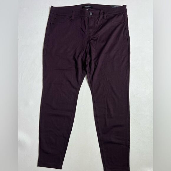 Liverpool | NWT Stretchy Maroon Colored Plus Size Pants - Picture 1 of 5